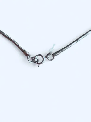 Minimalist Vintage Cube Pendant Necklace by Trifari thumbnail 4