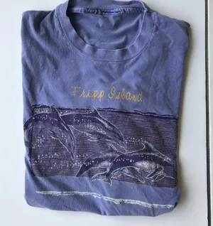 Fripp Island SC T Shirt Dolphins Ocean Vintage 90s thumbnail 5