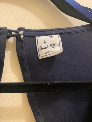 Angel Biba Navy blue Cocktail Dress thumbnail 4