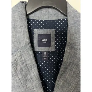 GAP Blazer Classic Academy Size 4 Blue Preppy Twee Lined Career thumbnail 8