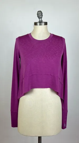 Free People Movement Tempo Long-Sleeve Tee in Purple thumbnail 1