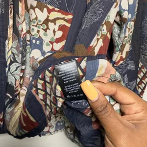 Fate Anthropologie‎ Women Cotton Boho Top Small Patchwork Western Prairie thumbnail 8