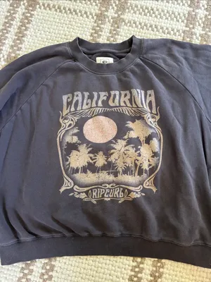 Rip Curl Graphic Crewneck Sweatshirt - S thumbnail 2