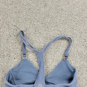 Lululemon‎ Womens Rue Boheme Bra XS Blue Racer Back Wanderlust Limited Edition thumbnail 2