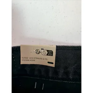 NWT Levi's 501 Women Size 32 (14) Black 100% Cotton Denim 2" Cutoff Shorts thumbnail 7