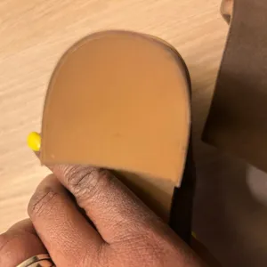 Elegant Dark Brown leather suede Peep-Toe Heeled Boots thumbnail 14