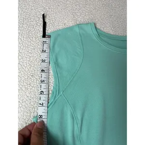 Lululemon Hiking Tank Top Womens 6 Mint Green Cropped Pocket Outdoors thumbnail 4