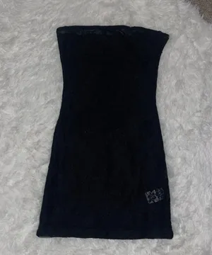 Lace Dress Black thumbnail 1