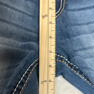 Premier Blue Boot Cut Jeans with Ornate Back Design thumbnail 8