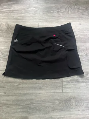 NEW Terry Cycling Black Active Outdoor Cargo Skirt Size XL Athletic Biking thumbnail 2