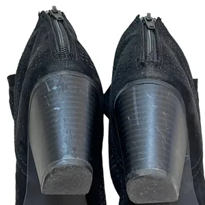 Report Footwear (7.5) Geometric Shapes Cut Out 2.5" Heel Ankle Booties thumbnail 5