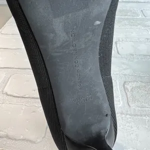 French Connection Kitten Heels Womens 7.5 Black Pointed Closed Toe‎ Solid Knit thumbnail 10