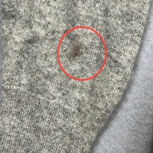 Quince Mongolian Cashmere Crewneck Sweater Heather Grey LB1055-SGK001‎ Size M thumbnail 6