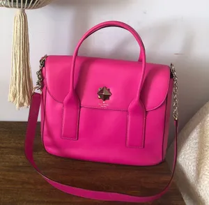 Kate Spade Hot Pink Crossbody Purse thumbnail 1