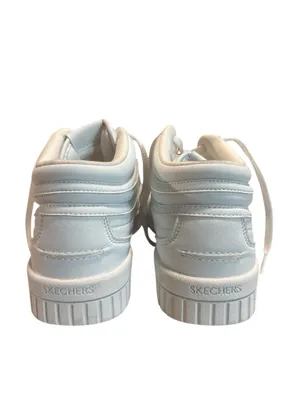 Skechers Jade High Reward White Faux Leather High Top Sneakers thumbnail 4