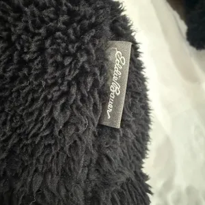 Eddie Bauer Black Fleece Jacket XL Cabincore thumbnail 5
