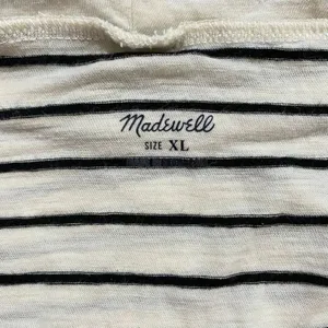 Madewell Striped Turtleneck Long Sleeve Top Size XL thumbnail 4