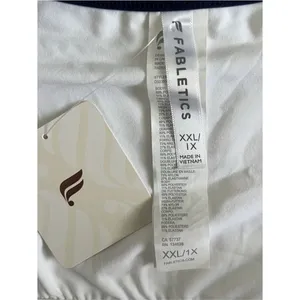 Fabletics Sporty Classic Built-In Short Dress White Collegiate Navy NWT Size XXL thumbnail 5