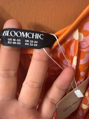 BloomChic Orange & Pink Floral Maxi Jumpsuit thumbnail 5