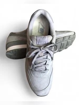 New Balance 696 Classic Women's Running Shoes WL696WPG Gray Suede Size 9 thumbnail 9