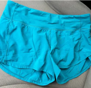 hawaiian blue lululemon speed up shorts tall thumbnail 3