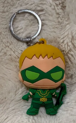 Monogram Figural 3D DC Comics Series 3 Green Arrow Keyring Keychain thumbnail 1