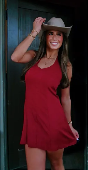 Red Dress Lulus thumbnail 1