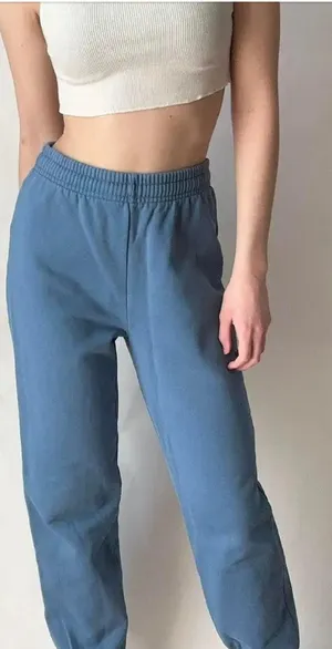 Reformation Jeans Classic Jogger Sweatpants‎ in Parisian Blue Size XS thumbnail 1