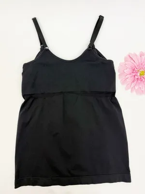 Kindred Bravely Simply Sublime® Maternity & Nursing Tank Black thumbnail 4