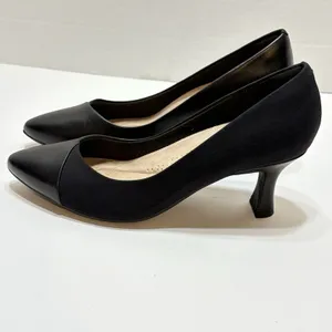 Clarks Women's Kataleyna Rose Pumps, Size 10W Kitten Heel Officewear thumbnail 5