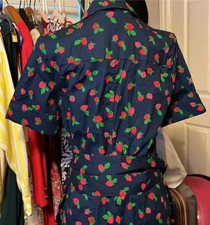 Kate Spade Shirt Dress strawberry thumbnail 3