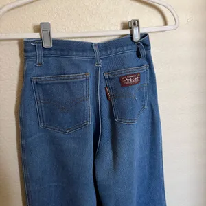 Vintage 60s Levis Big E Flare Jeans Size‎ 2 thumbnail 4