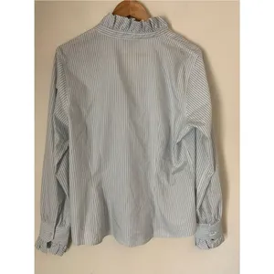 Brooks Brothers Preppy Pima Cotton Long Sleeve Pinstripe Shirt Nautical Coastal thumbnail 6
