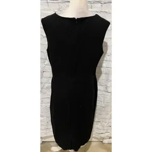 White house Black Market WHBM SHIFT SEMI FORMAL DRESS WITH SIDE RUFFLE DETAIL 14 thumbnail 4