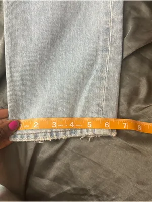 Madewell curvy perfect vintage straight jeans Light Wash NWOT size 26 thumbnail 15