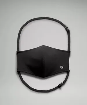 Lululemon Double Strap Face Mask NWT Unopened/Unused *BRAND NEW* (Black) thumbnail 12