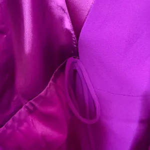 NEW Lulus Bombshell Magenta Purple Off-the-Shoulder Flirty Wrap Mini Dress XL thumbnail 7