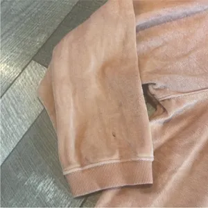 Aerie Loungewear Orange Velour Oversized Fit Crewneck Sweatshirt Size Small thumbnail 3