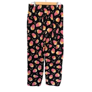 Old Navy Popcorn Print Pajama Pants Women's Medium Black Lounge Sleep Pants thumbnail 6