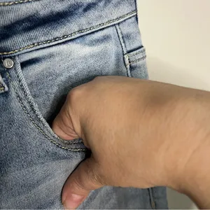 Risen High‎ Rise Tummy Control Crop Mom Denim Jeans thumbnail 7