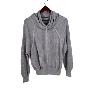 Prana Auberon Cowl‎ Neck Sweater Womens Small Grey Purple Long Sleeve Pullover thumbnail 2