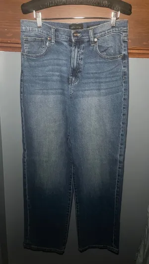 Kendall + Kylie Womens High Rise Straight Leg Jeans Blue Denim Size 11/30 thumbnail 1