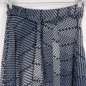 Banana Republic Factory Handkerchief Skirt Blue & White Polka Dot Women’s Size 2 thumbnail 3