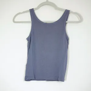 Brandy Melville St. Barth Sail Club Tank Top Blue Anchor Graphic Crop Tank thumbnail 6