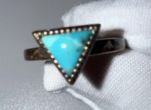BARSE‎ TURQUOISE COPPER RING SIZE 8 thumbnail 1