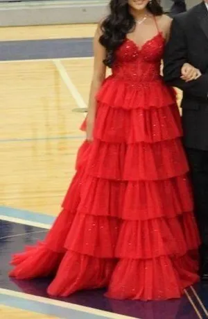 Sherri Hill Red Prom/Homecoming/ Pageant Dress thumbnail 1