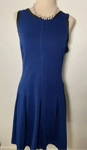 Banana republic blue dress, size 14 thumbnail 1
