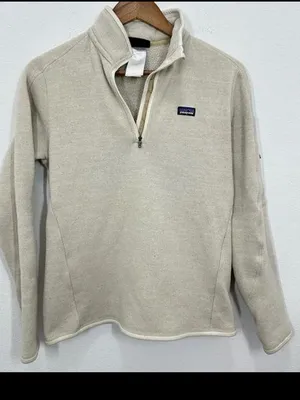 Patagonia Women's Size Medium Better Sweater Quarter Zip Sandstone thumbnail 6