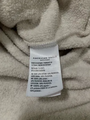 American Eagle Sherpa Hood Hoodie Womens Oversized Pullover Ahh-Mazingly L thumbnail 3