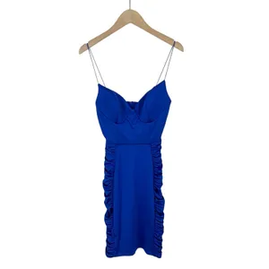 B. Darlin Royal Blue Side Ruched Sleeveless Bodycon Mini Dress Size 3/4 thumbnail 2